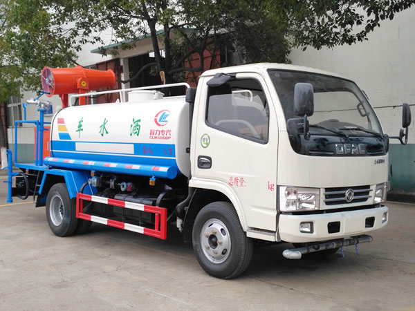 國五東風小多利卡5方抑塵車 綠化噴灑車